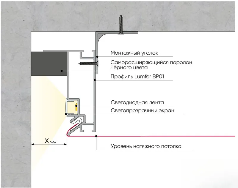 Натежной потолок 8 Натежной потолок 8