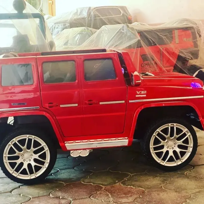 Mercedes Benz Gelik премиум детская машина электромобиль подарок детям 4