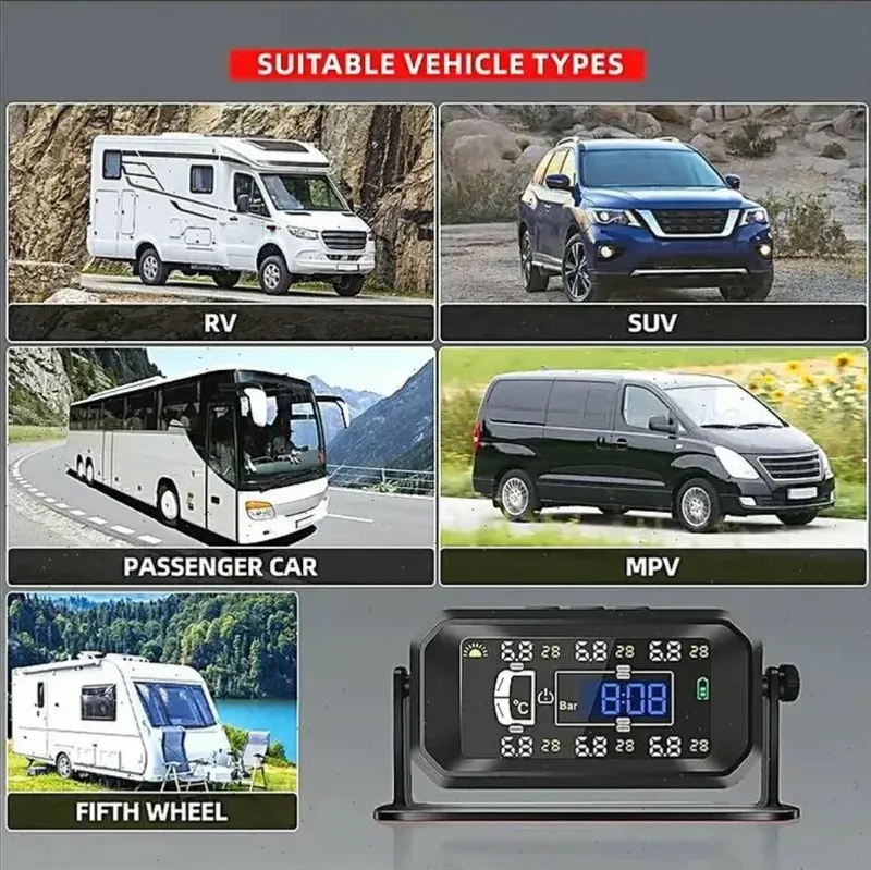 Yuk mashinalari uchun shinalar bosimini nazorat qilish tizimi TPMS 6