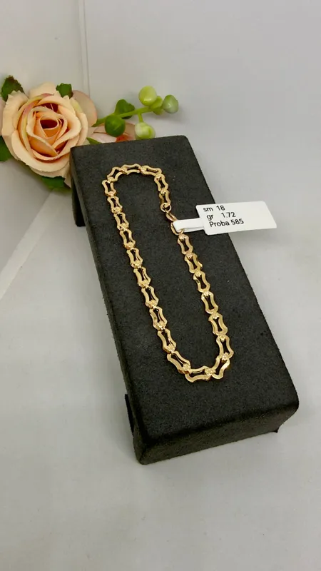 Braslet 585 proba qizil tilla