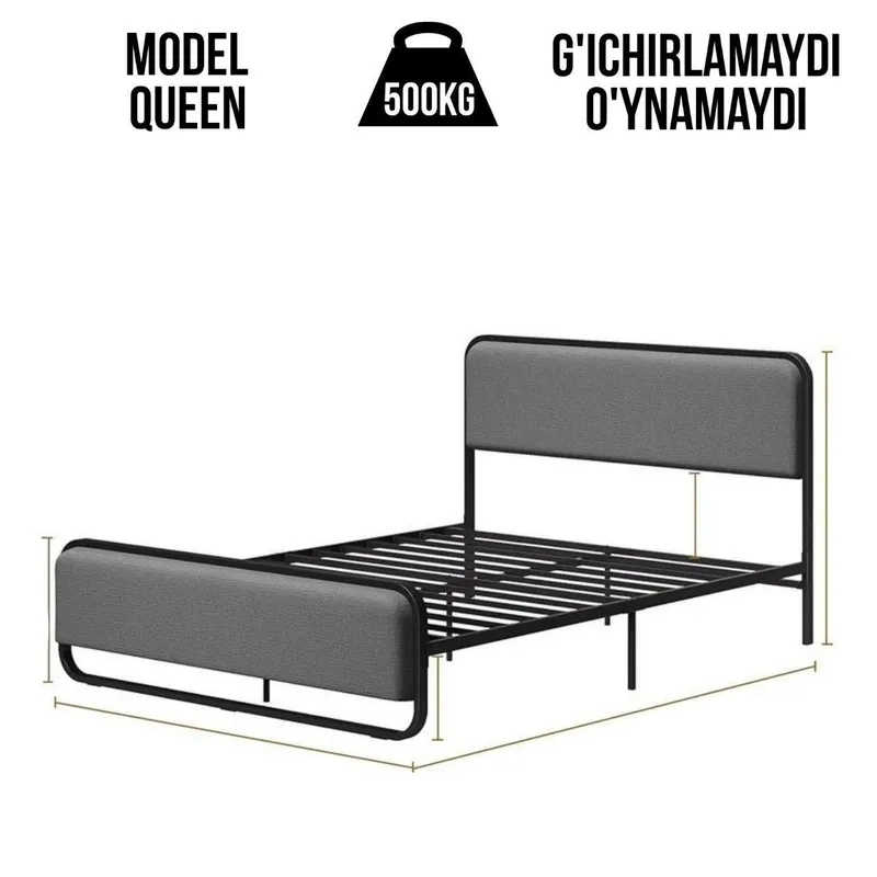 Двуспальная Кровать Loft krovat темир крават metal kalavat Лофт 2 Двуспальная Кровать Loft krovat темир крават metal kalavat Лофт 2