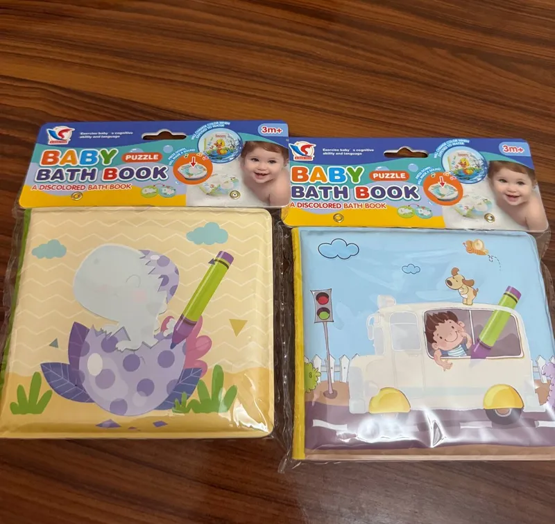 Bath book Книжечка, в которой в воде появляются рисунки 2