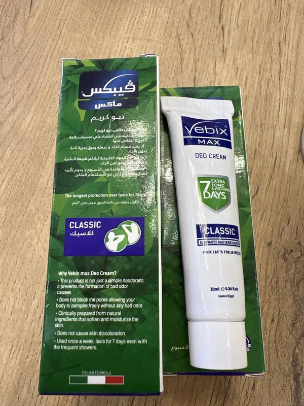 Vebix Max Deo Cream Classic, 10 мл — дезодорант-крем. 2