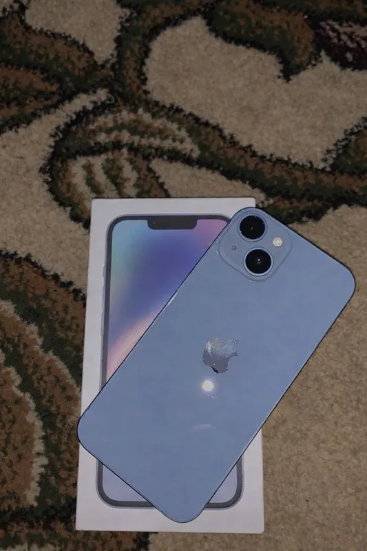 Iphone 14 256 pamyati idela ochilmagan karobki dokumenti bor 400$ — фото 2