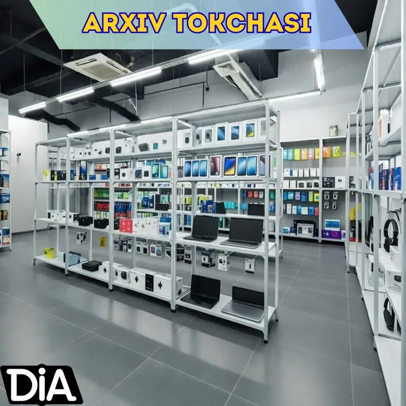 Stellaj arxiv uchun, metall tokcha, ombor uchun polka