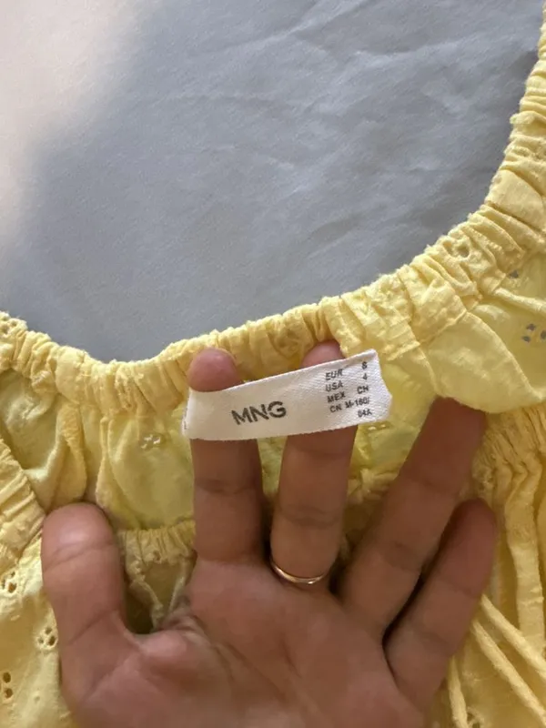 Жёлтая Блузка «Mango» 3