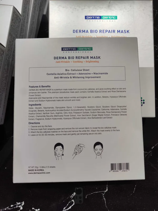 DERMA BIO REPAIR MASK Derma Cetric Koreya maxsuloti 3