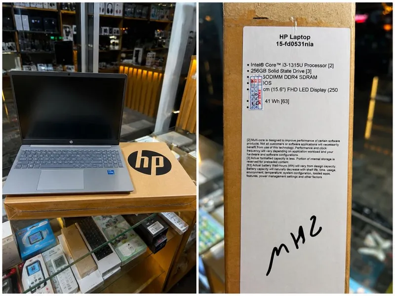 HP laptop 15 core i3