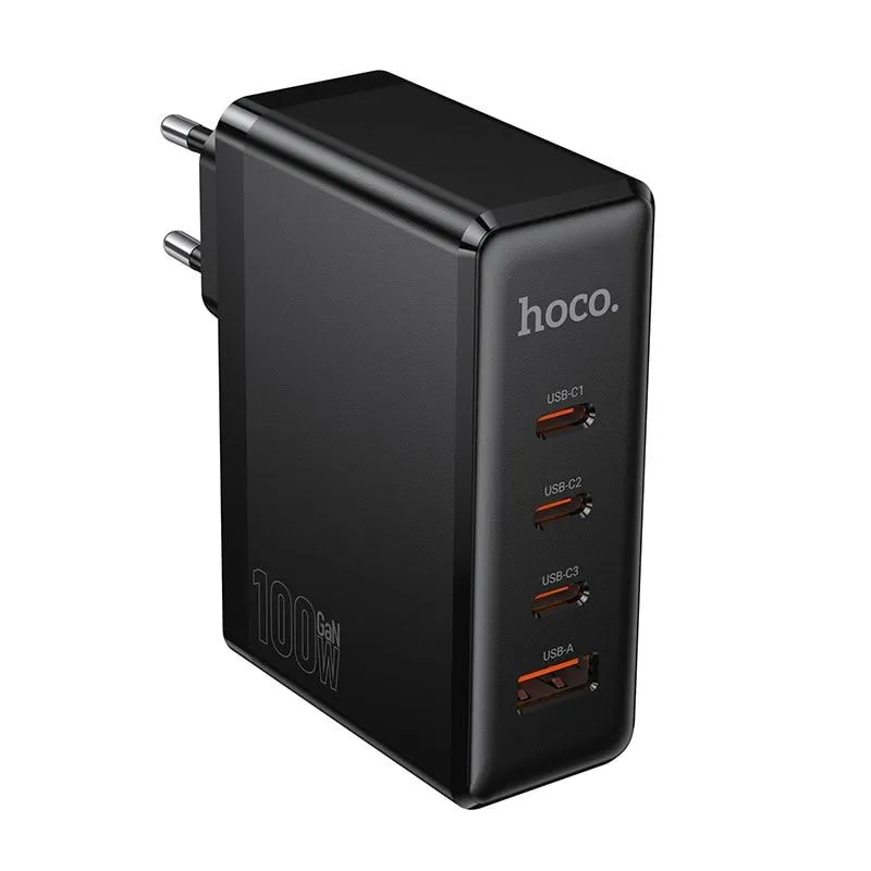 Hoco N85 Vigoroso GaN 100W — зарядное устройство. 2