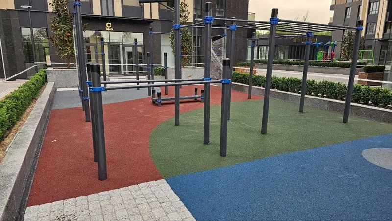 EPDM Резиновое покрытие для детских площадок — фото 1