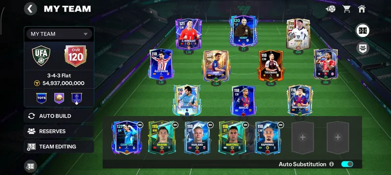 FC Mobile Akaunt sotiladi. Juda kuchli jamoa.
