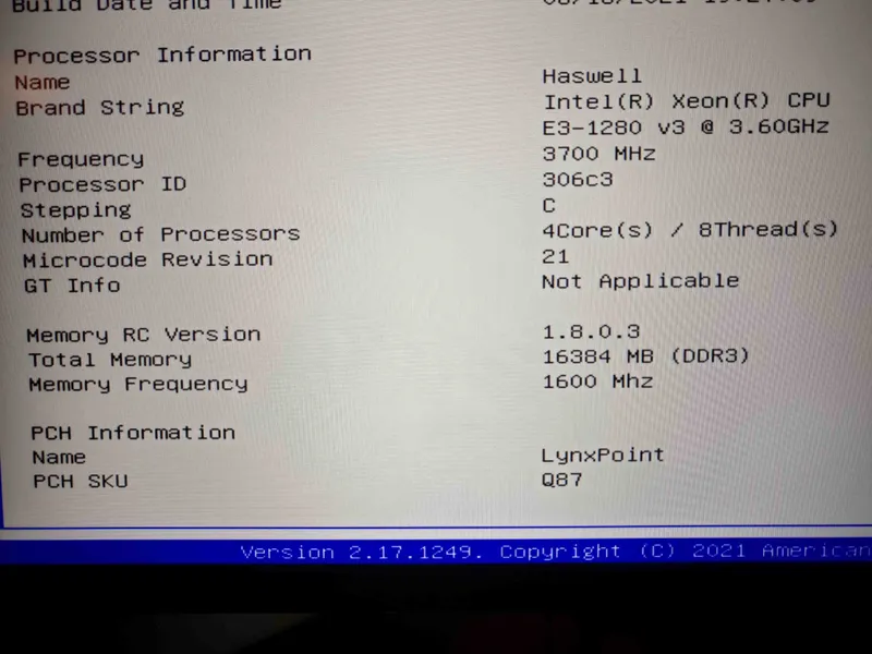 процессор Xeon E3 1280 V3 Аналог ( I7 4790 ) на 1150 сокет — фото 2