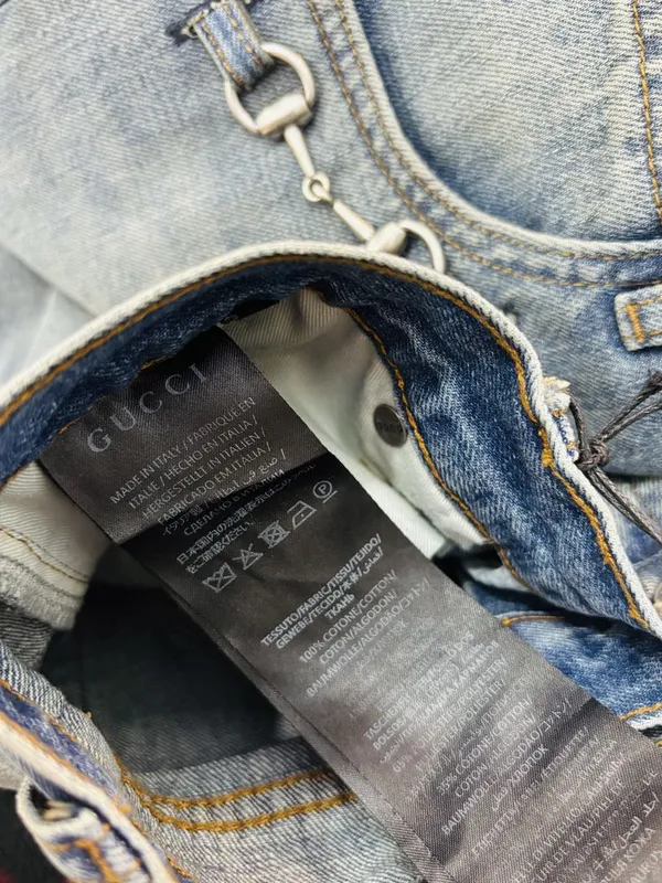 SS26 Gucci by Demna Gvasalia Horsebit Denim — фото 4