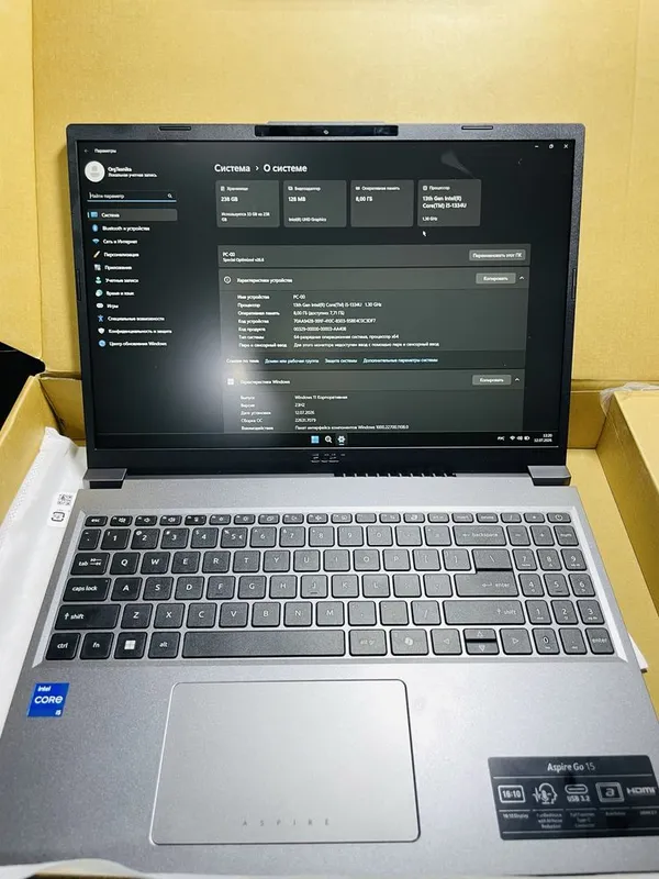 Noutbuk Acer Aspire Go 15 5 Noutbuk Acer Aspire Go 15 5