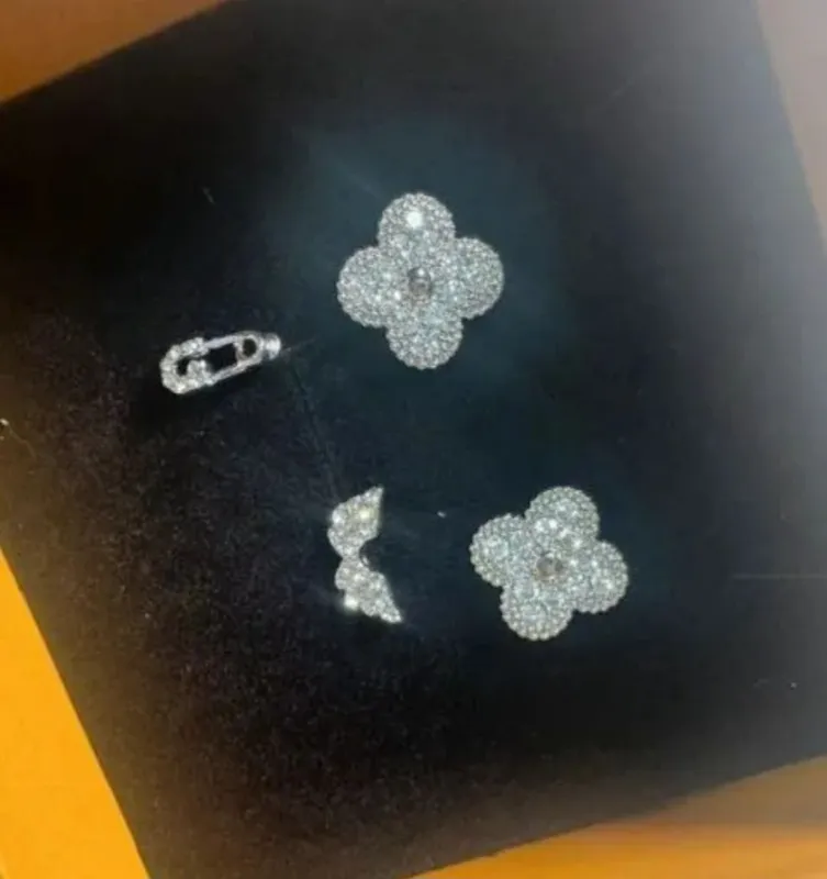 серебрянные серьги van cleef zirak 2 серебрянные серьги van cleef zirak 2