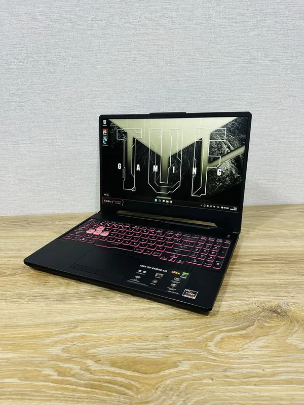 ASUS TUF Ryzen 5+RTX2050 на базе DDR5 Топовый, Мощный, Игровой ноутбук — фото 1