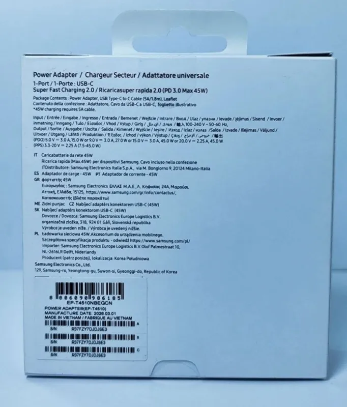 Продается! Адаптер питания Samsung.Состояние совершенно новый 3 Продается! Адаптер питания Samsung.Состояние совершенно новый 3