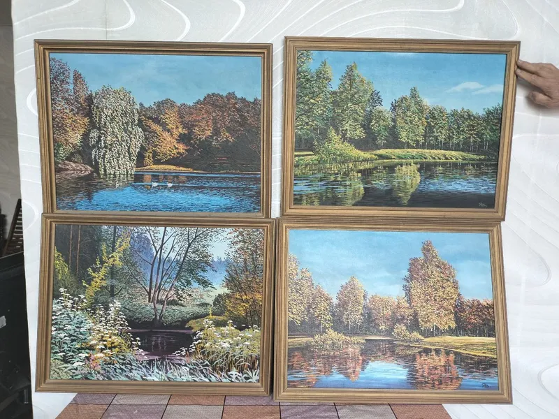 60x45 o‘lchamdagi moybo‘yoq rasm, qo‘lda ishlangan, ramkada. A’lo holatda. O‘lcham 5 60x45 o‘lchamdagi moybo‘yoq rasm, qo‘lda ishlangan, ramkada. A’lo holatda. O‘lcham 5