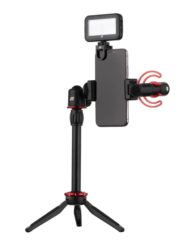 Микрофон с триподом для мобильных устройств 2E MM011 Vlog KIT, 3.5mm — фото 1