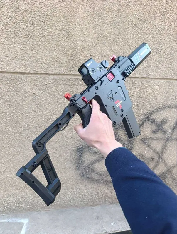 Автомат Орбиган Kriss Vector подсвечивающий и дымовой глушитель 2 Автомат Орбиган Kriss Vector подсвечивающий и дымовой глушитель 2