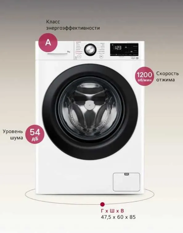 Стиральная машина LG 8 кг есть наличии другие модели!!! — фото 1