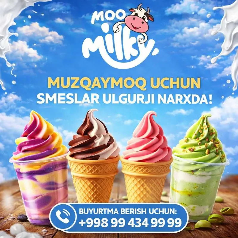 Muzqaymoq uchun smes (quyma va sharikli) – Moo Milky — фото 2