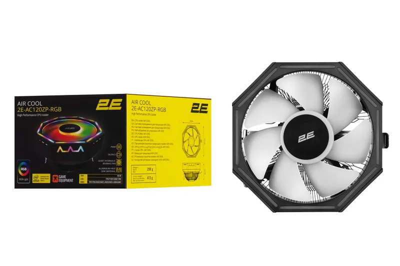 Процессорный кулер 2E GAMING Air Cool AC120ZP RGB — фото 7