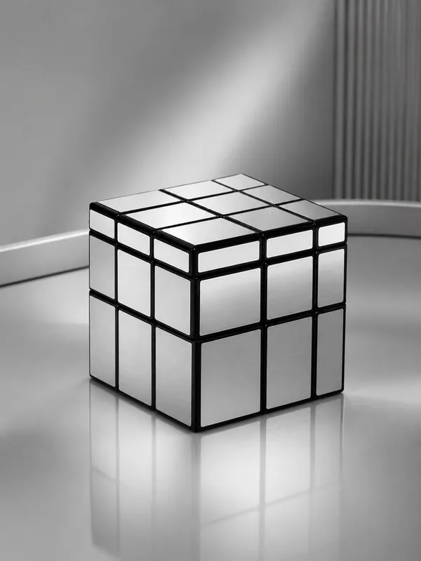 Mirror Cube Silver — mantiqiy boshqotirma — фото 1