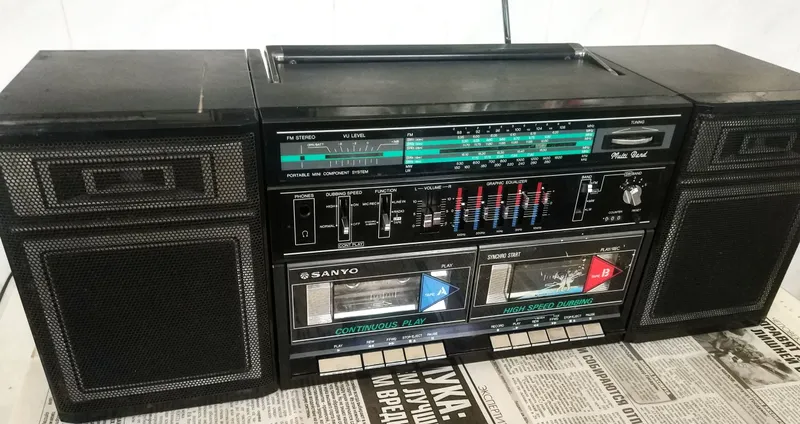 Магнитола Sanyo MTW5.1982год