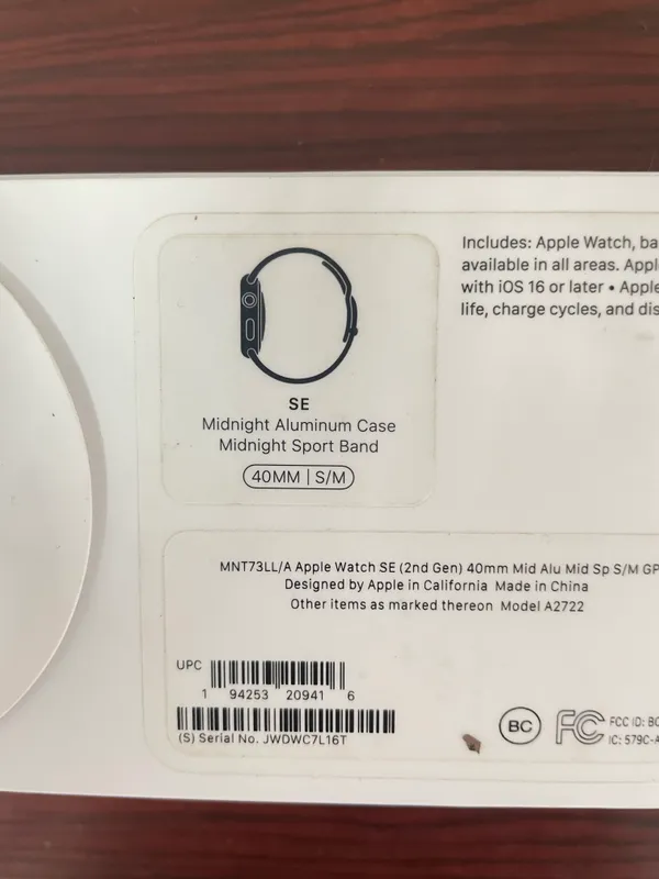 Apple Watch SE (2nd Gen) 40mm 4 Apple Watch SE (2nd Gen) 40mm 4