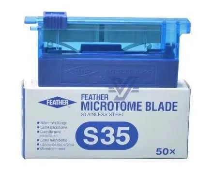 Это одноразовые лезвия для микротома Feather S35, используемые