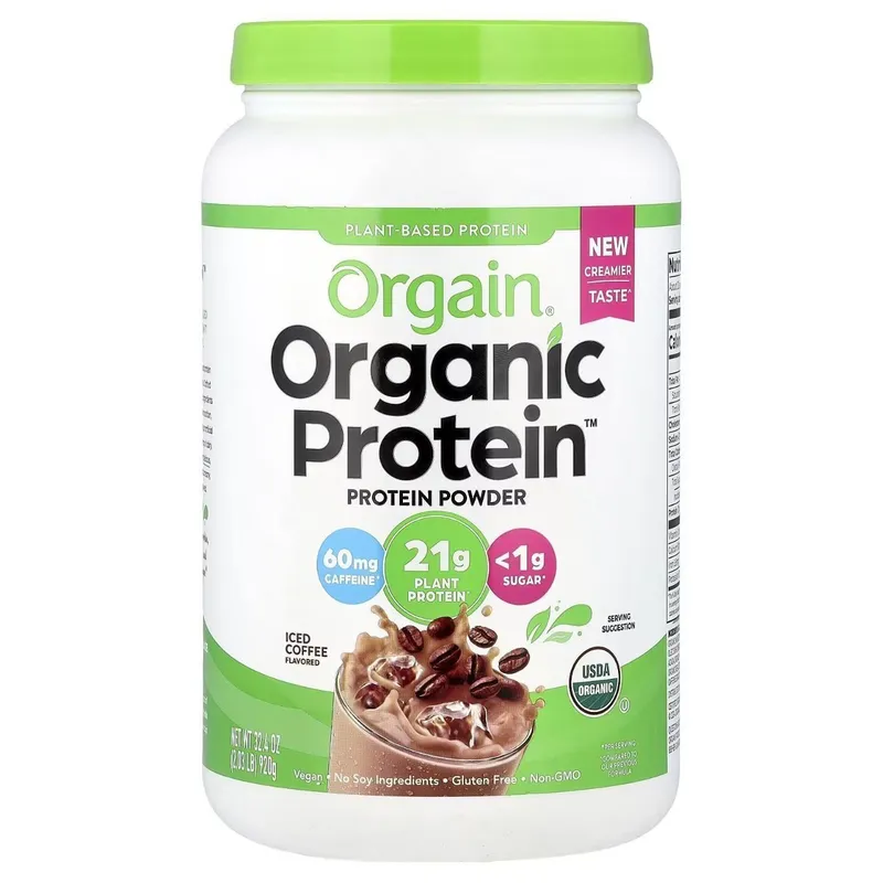 Веган Протеин Orgain Plant-Based Ice Coffee 920гр — фото 1
