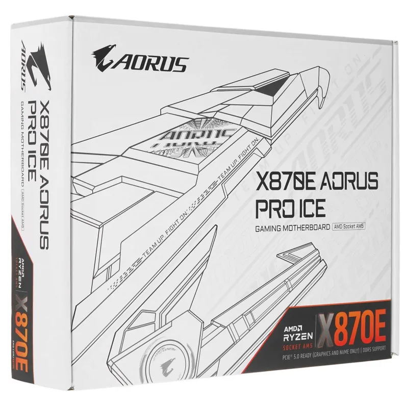 - Материнская плата MB Gigabyte AMD AM5 X870E AORUS MASTER X ICE DDR5 3