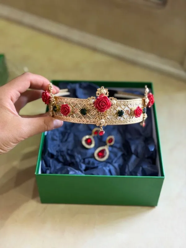 Продаю набор ободок и серьги Dolce&Gabbana — фото 5