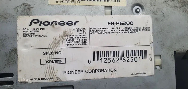 Продаётся магнитола Pioneer FH-P6200 — фото 3