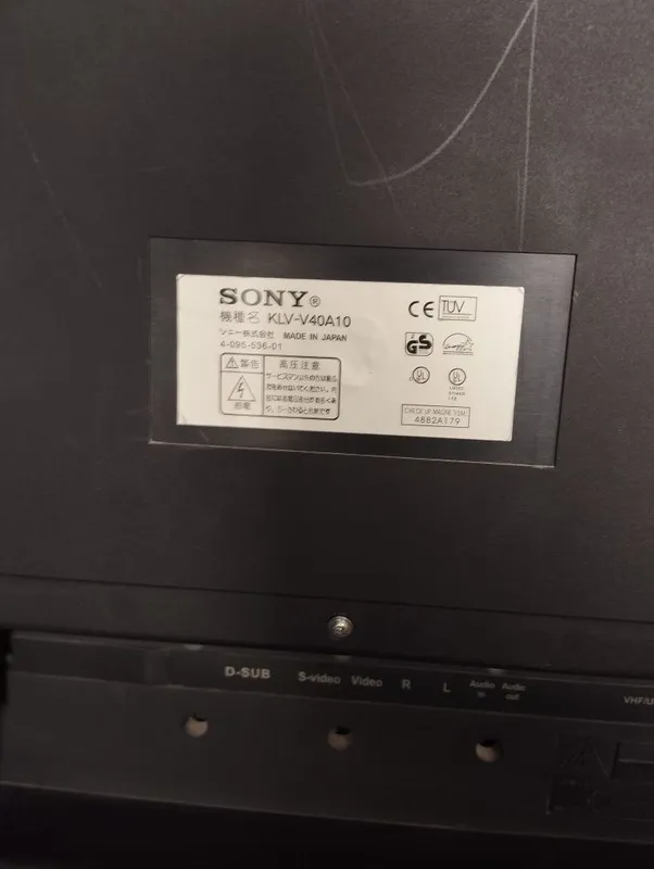 SONY KLV-40A10 Телевизор 2 SONY KLV-40A10 Телевизор 2