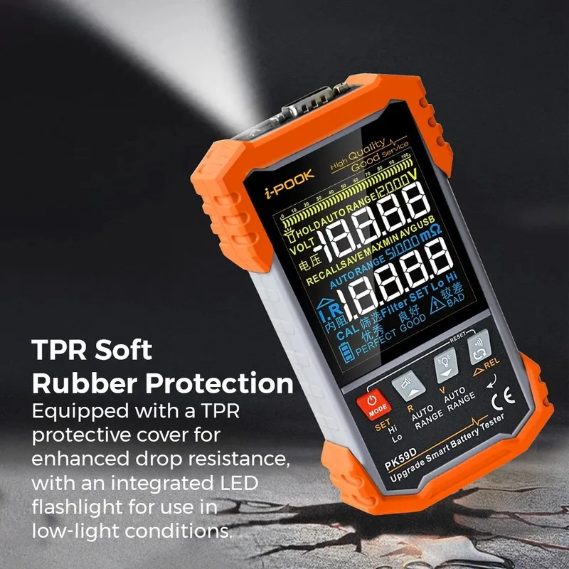 i-POOK PK59D Smart Battery Tester – Тестер аккумуляторов 4 i-POOK PK59D Smart Battery Tester – Тестер аккумуляторов 4