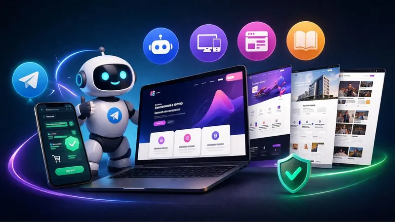 Zamonaviy Telegram Botlar va Web Loyihalar