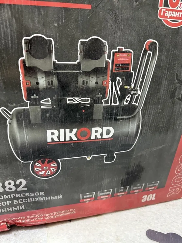 Компрессор бесшумный “Rikord” 30/50L безшумный — фото 5