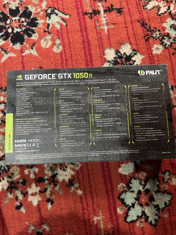 GTX 1050Ti yengidek kam ishlatilgan 2 GTX 1050Ti yengidek kam ishlatilgan 2