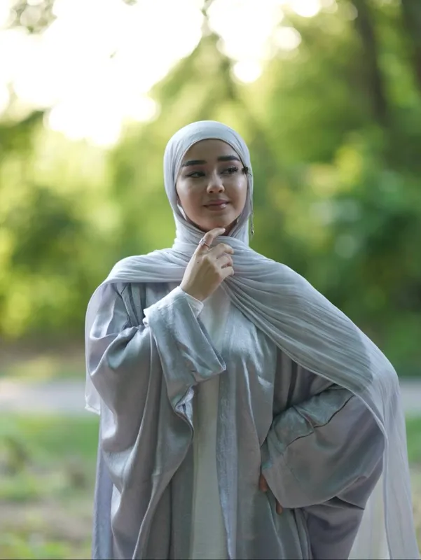 Vecherniy abaya+baza dvoyka (yengi kalta)