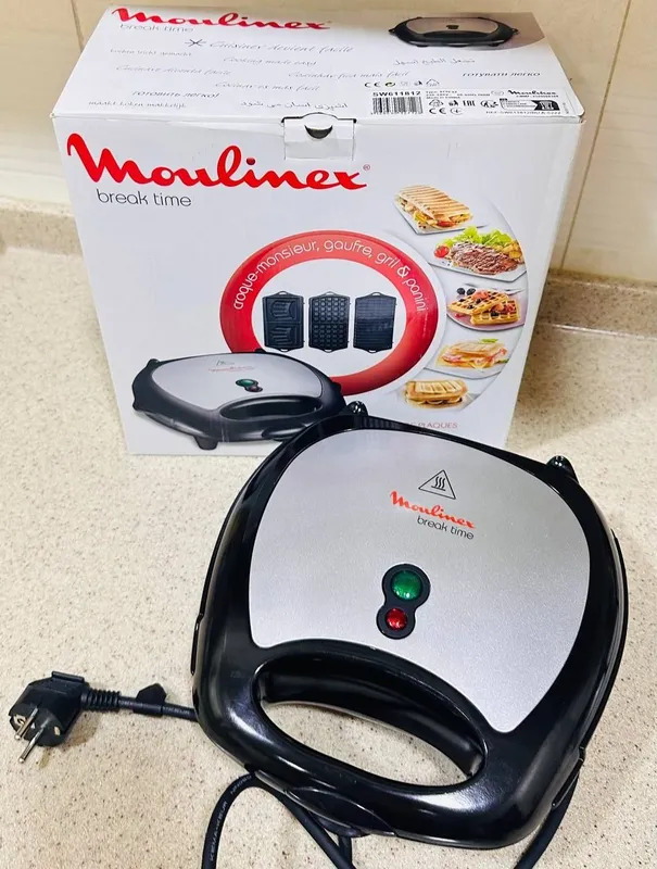 Moulinex, вафельница, тостер, элктрогриль, yangi holati ideal — фото 1