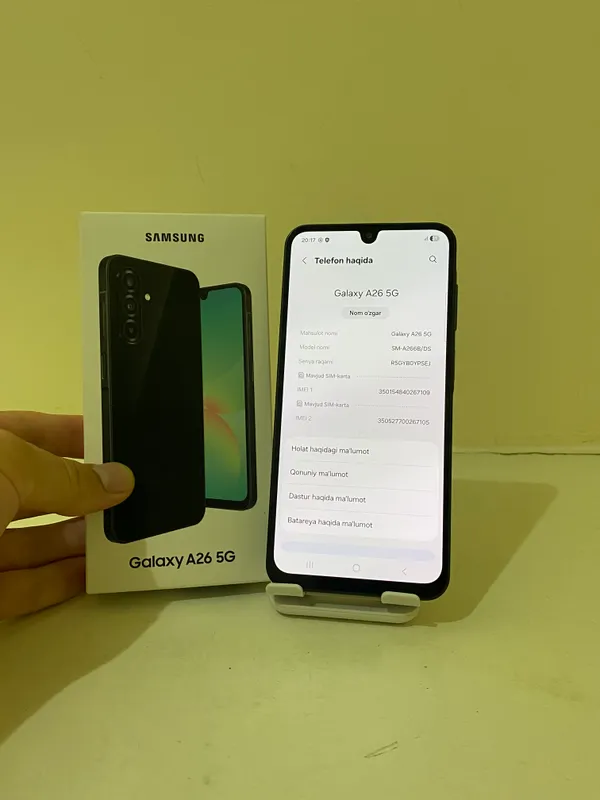 Samsung A26 5G (6/128) zor holatda srochna — фото 2