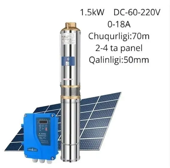 Quyosh paneli bilan ishlaydigan nasos 1.5kw Quyosh paneli bilan ishlaydigan nasos 1.5kw