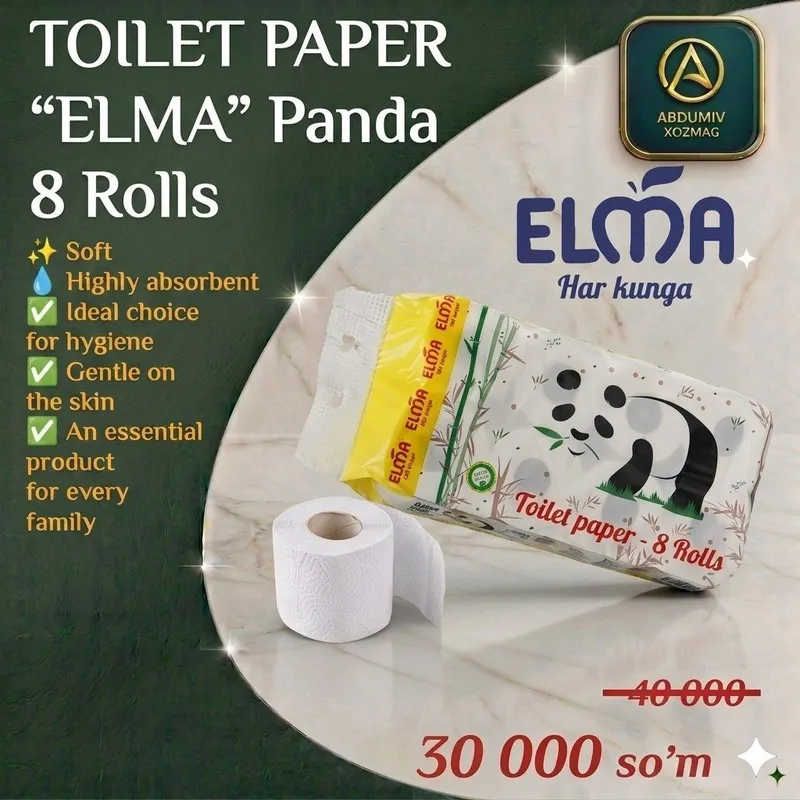 "ELMA" 8 TALIK HOJATXONA QOG'OZI - ABDUMIV XOZMAG 3