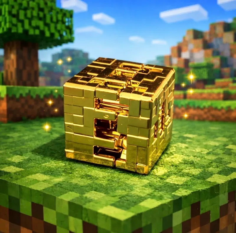 Golden block minecraft — фото 2