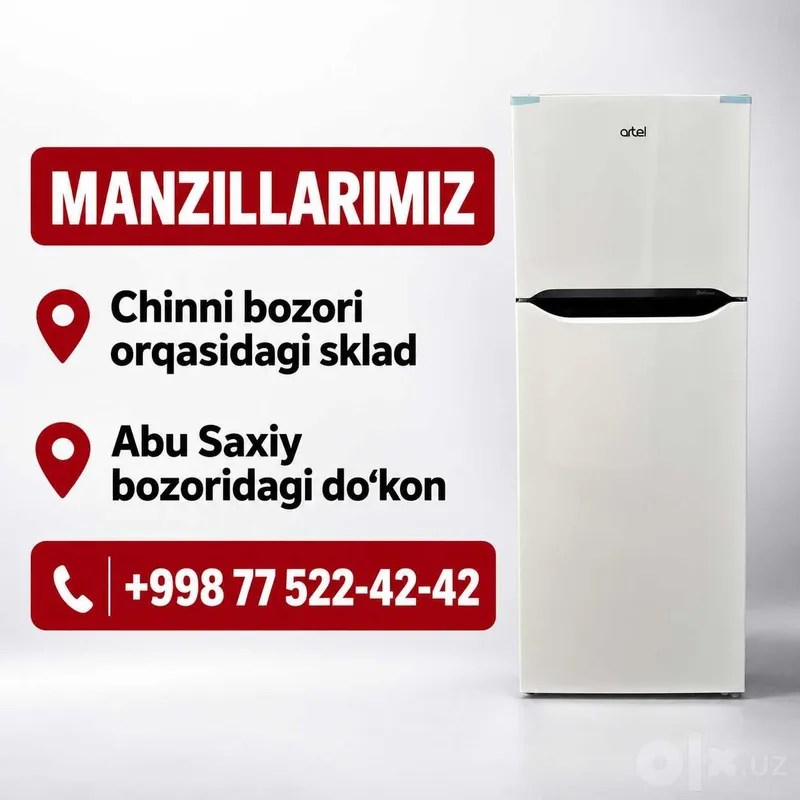 Artel muzlatkichlari barcha modellari — 3 yil kafolat 7 Artel muzlatkichlari barcha modellari — 3 yil kafolat 7