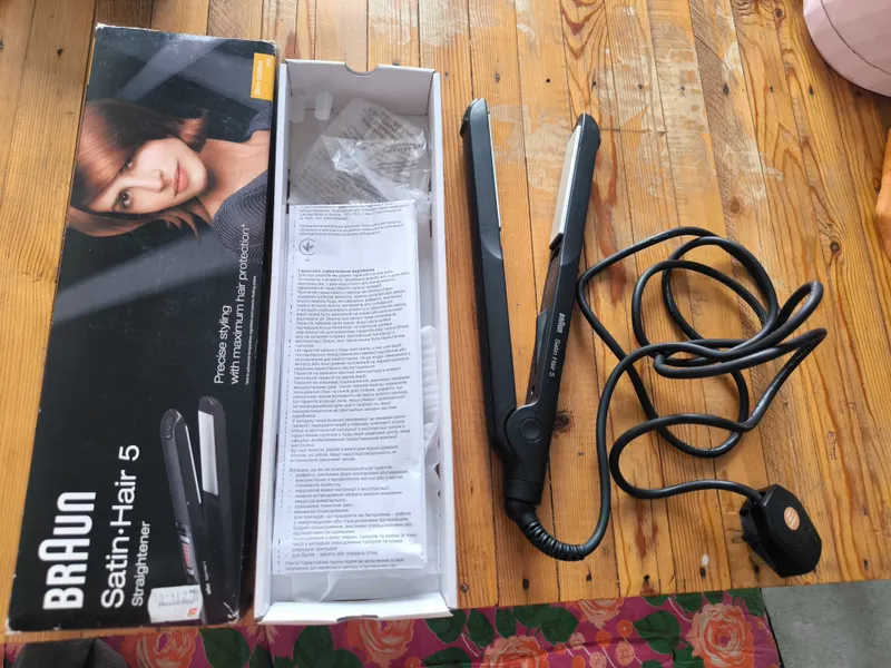 Утюжок для волос Braun Satin Hair 5 + коробка и аксессуары