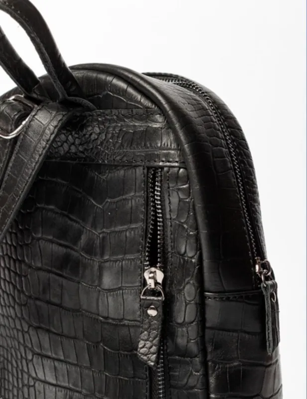 женский рюкзак из натуральной кожи Black Gator 4 женский рюкзак из натуральной кожи Black Gator 4