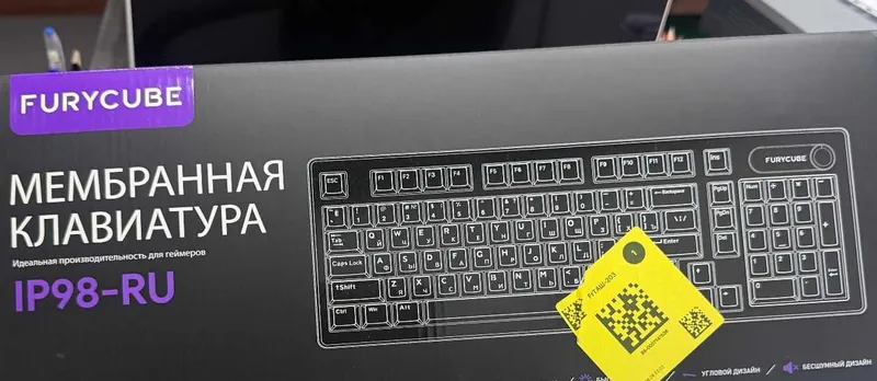 Клавиатура Xunfox K82 Xunfox K82 yoritgichli klaviatura yangi xolati 2
